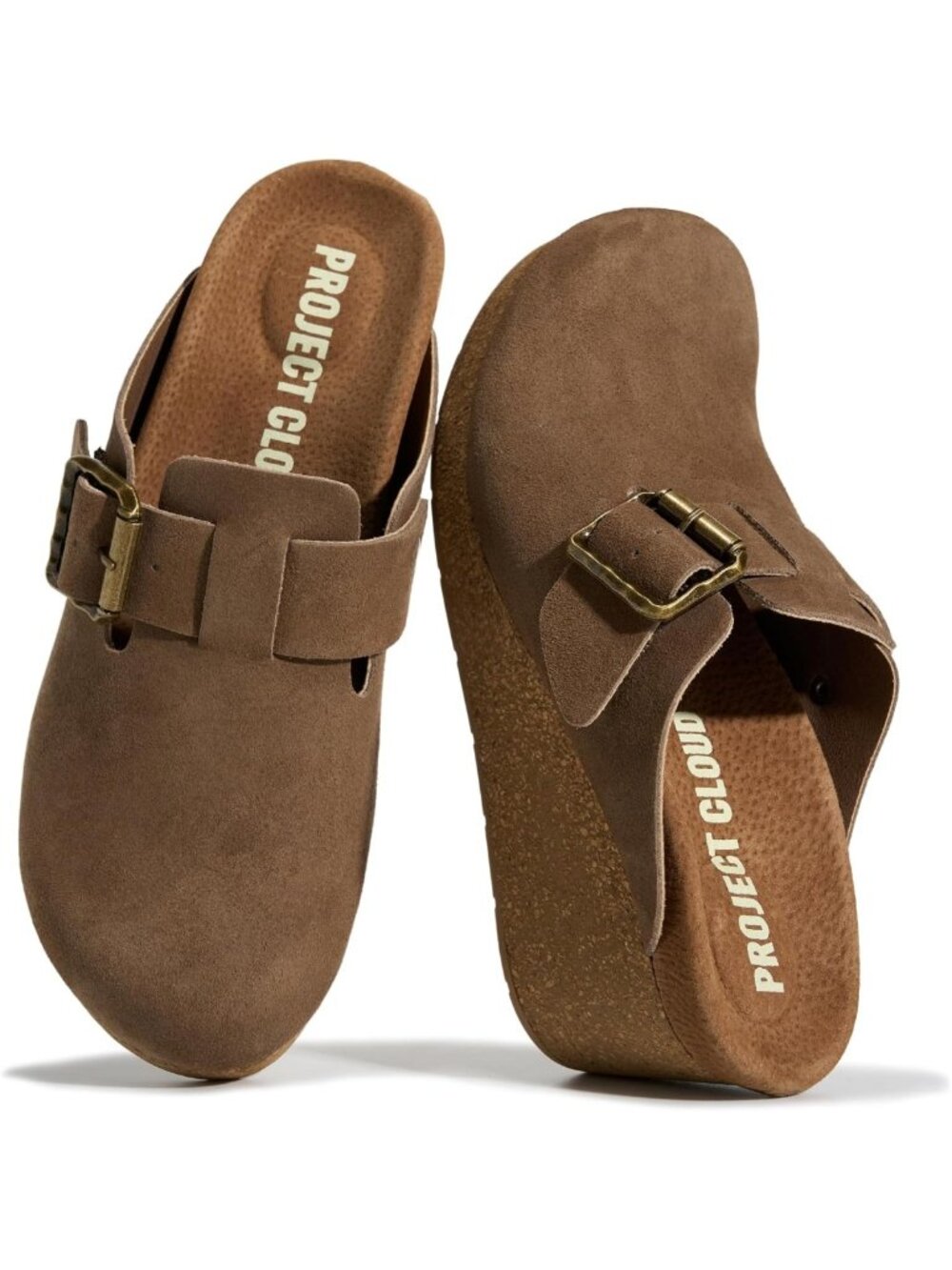Genuine Leather Platform Clogs for Women - Stylish Mules for Comfort & Fashion